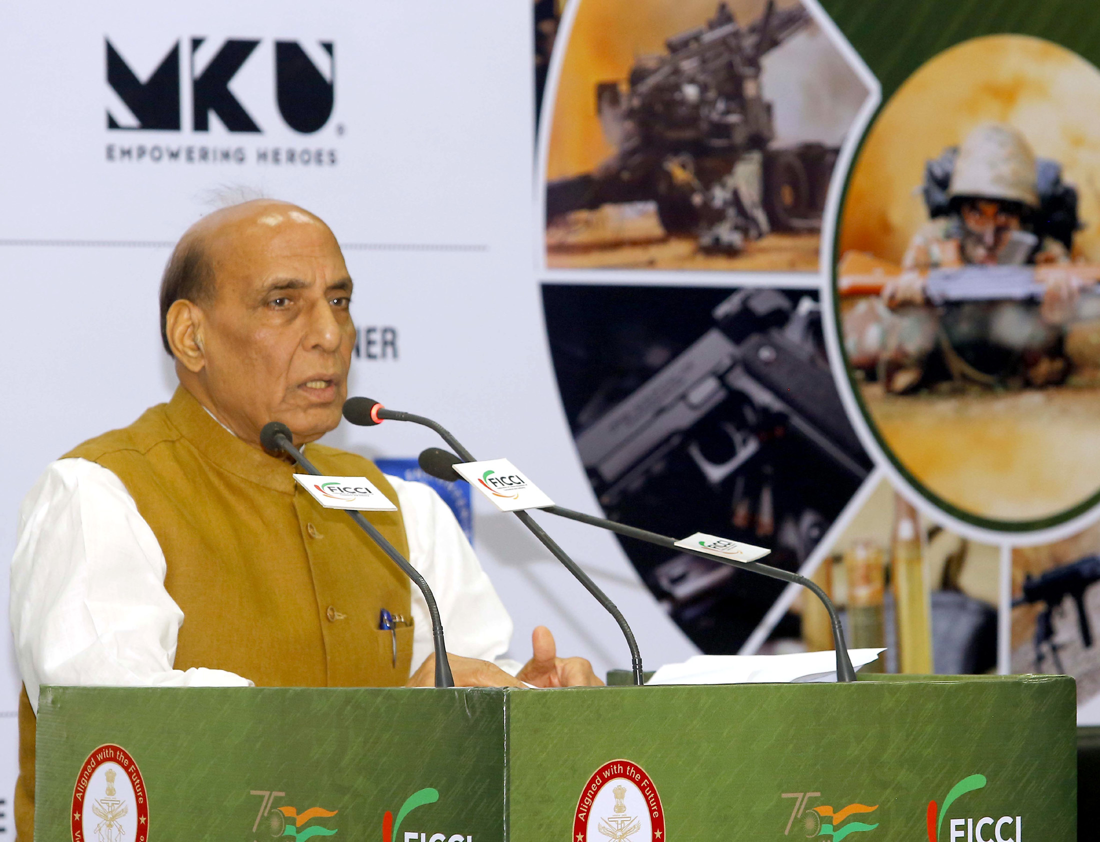 Need to create a self-reliant ammunition base - Rajnath